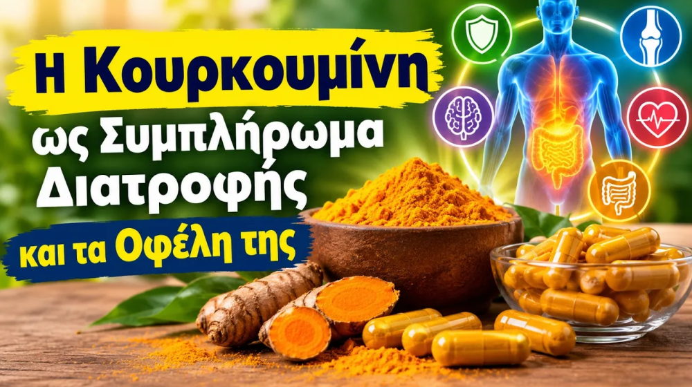 Η Κουρκουμίνη ως Συμπλήρωμα Διατροφής και τα Οφέλη της